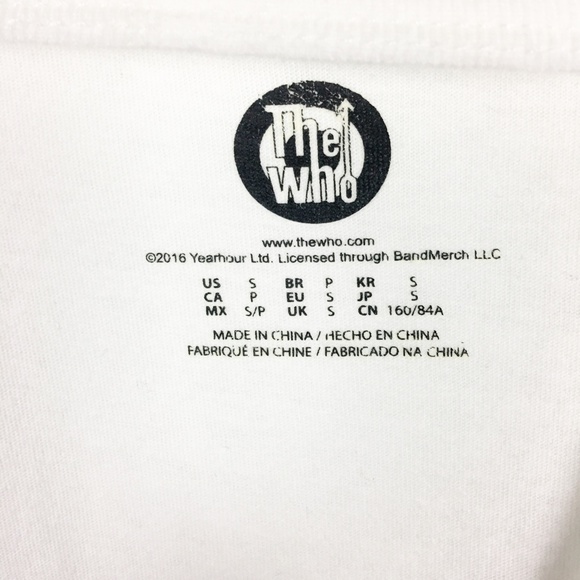 The Who | Choker Neck Short Sleeve Band Tee - Picture 3 of 5